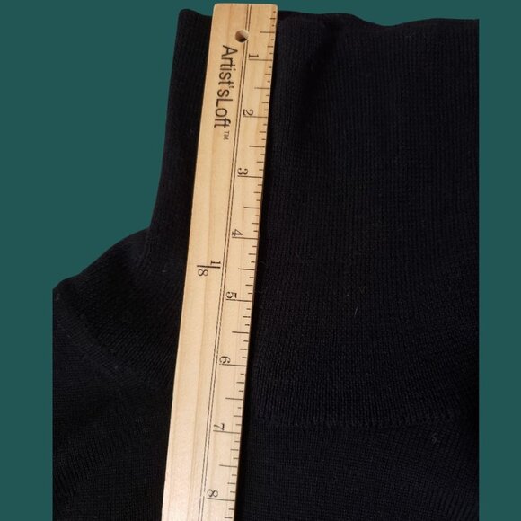 Emporio Armani Mens Turtleneck Sweater Black Size 36 - Picture 9 of 11